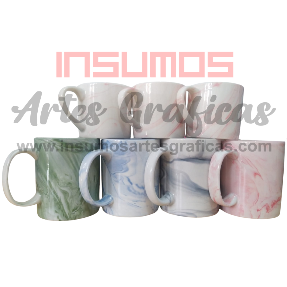 MUGS MARMOLIZADO