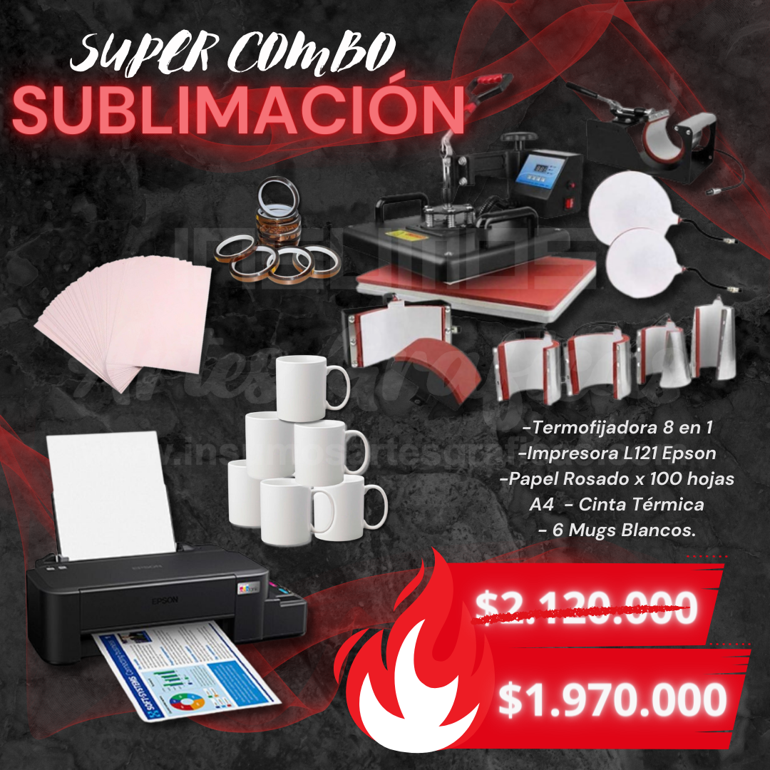 COMBO SUBLIMACIÓN 1.0