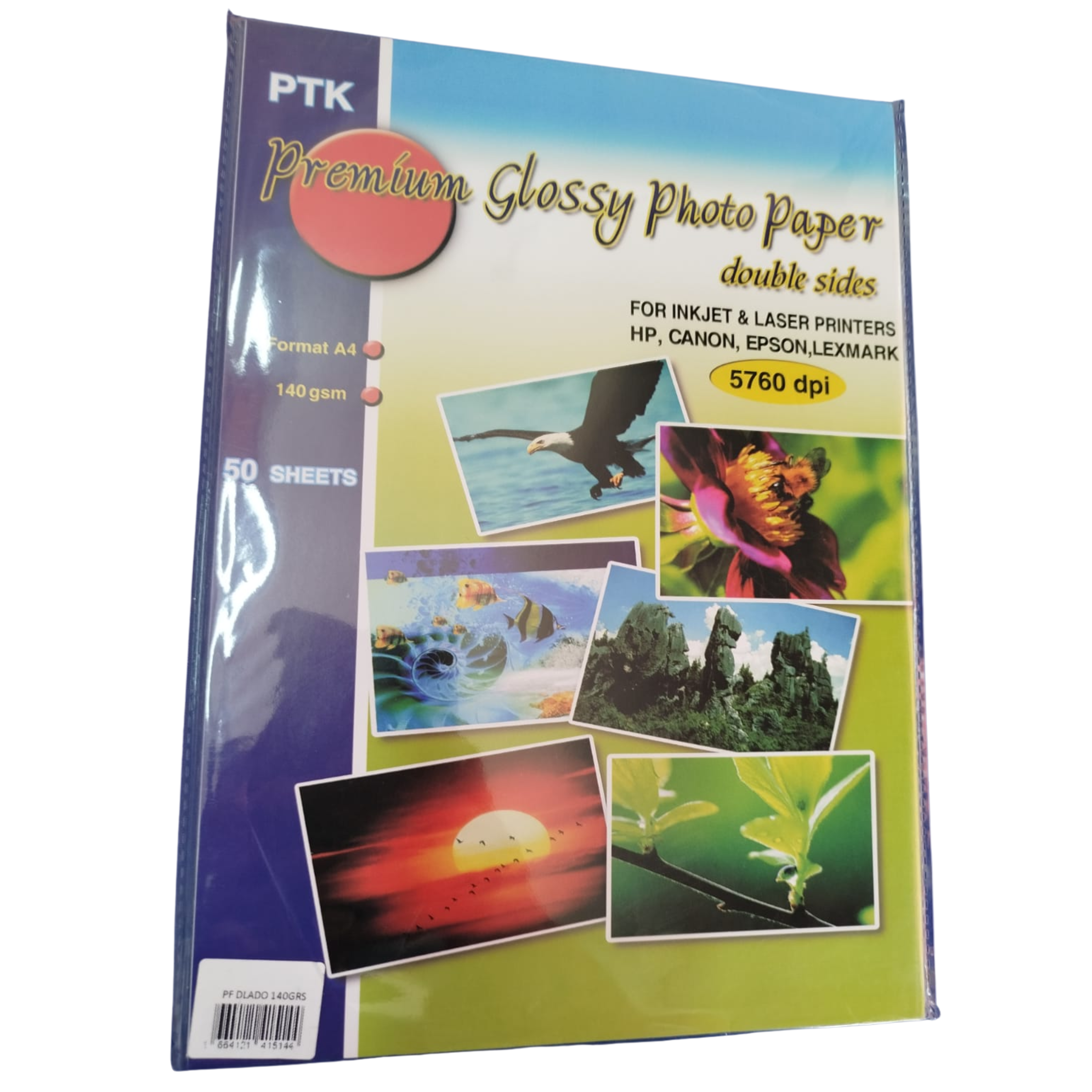 PAPEL FOTOGRAFICO DOBLE CARA  140GR X 50 HOJAS